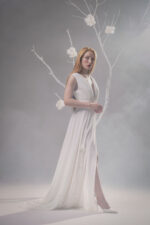 White chiffon dress - تصویر 4
