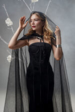 Mermaid black dress - تصویر 4