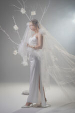 Satin wedding dress - تصویر 2