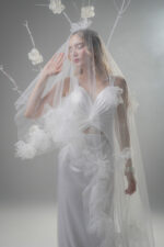 Satin wedding dress - تصویر 3